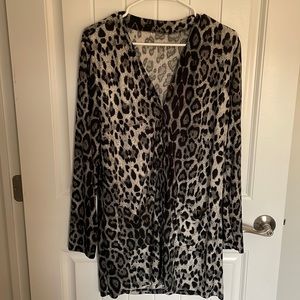 Leopard cardigan